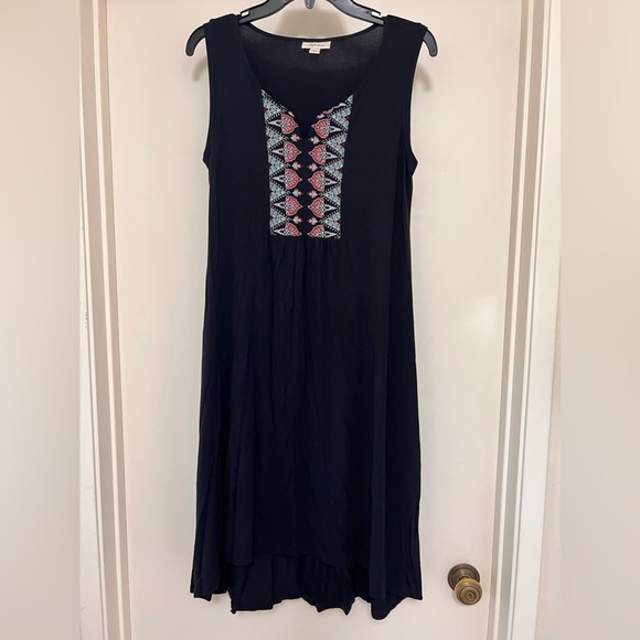 Style & Co. Dresses & Skirts - Style & Co Women's Embroidered High-Low Shift Dress, Black, Size S